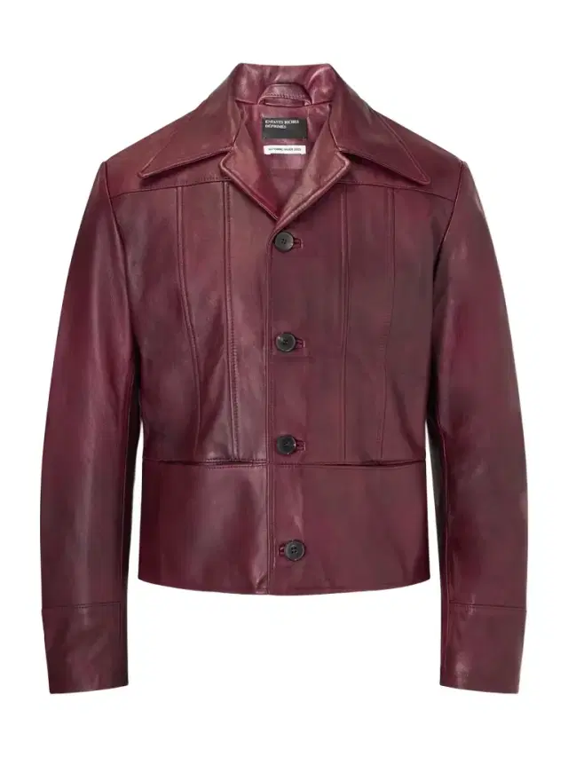 Nick Slim-Fit Cropped Leather Jacket - Men