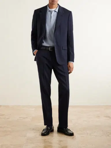 MR P. Straight-Leg Checked Wool-Blend Suit Trousers - Men | Thumbnail 2 MR P. Straight-Leg Checked Wool-Blend Suit Trousers - Men | Thumbnail 2
