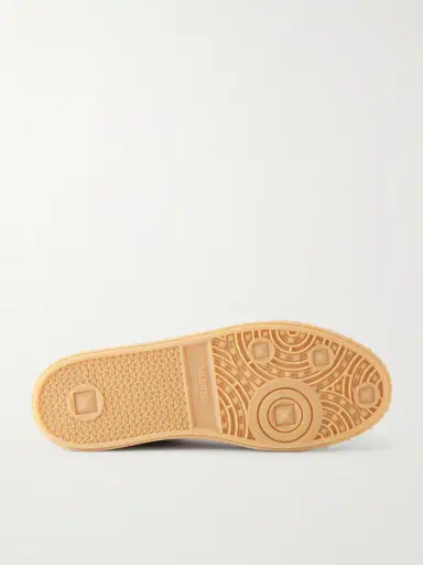 Valentino Garavani Kicky Suede-Trimmed Leather Sneakers - Men | Thumbnail 3