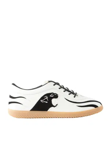 Valentino Garavani Kicky Suede-Trimmed Leather Sneakers - Men | Thumbnail 1