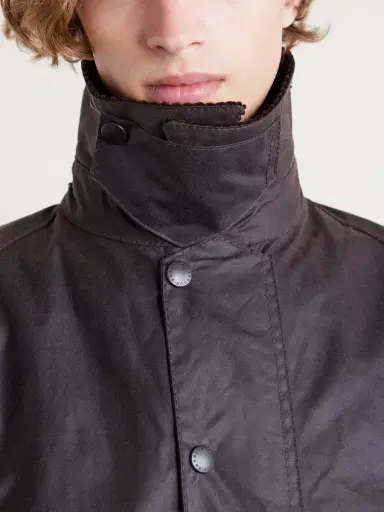 Barbour Beaufort Corduroy-Trimmed Waxed-Cotton Jacket - Men | Thumbnail 5