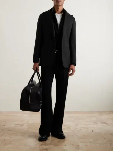 Saman Amel Woven Blazer - Men | Thumbnail 2