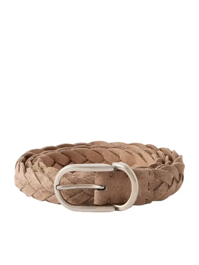 Brunello Cucinelli 3cm Woven Suede Belt - Men