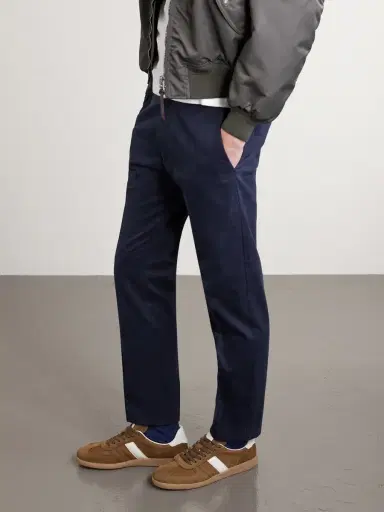 Tom Ford Terence Leather-Trimmed Nubuck Sneakers - Men | Thumbnail 2 Tom Ford Terence Leather-Trimmed Nubuck Sneakers - Men | Thumbnail 2