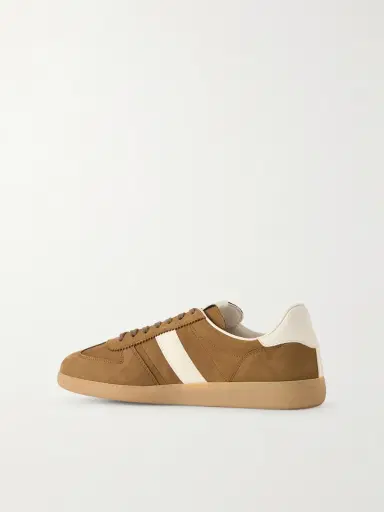 Tom Ford Terence Leather-Trimmed Nubuck Sneakers - Men | Thumbnail 4 Tom Ford Terence Leather-Trimmed Nubuck Sneakers - Men | Thumbnail 4