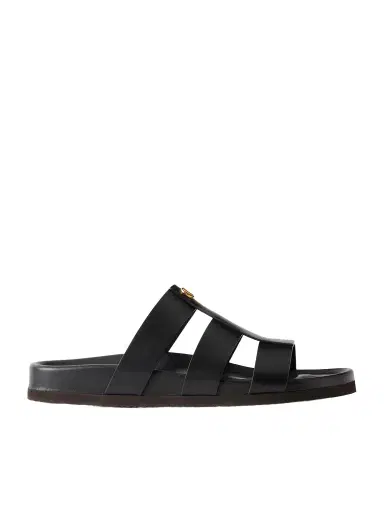 Valentino Garavani Studshield Logo-Embellished Leather Sandals - Men | Thumbnail 1 Valentino Garavani Studshield Logo-Embellished Leather Sandals - Men | Thumbnail 1