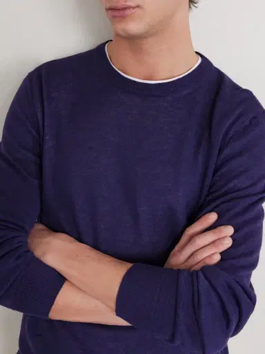 MR P. Linen and Cotton-Blend Sweater - Men | Thumbnail 5