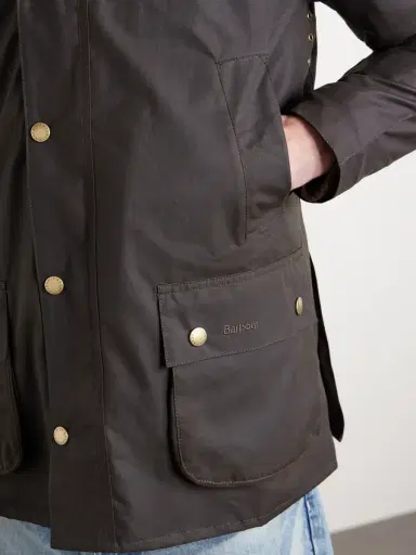 Barbour Ashby Corduroy-Trimmed Waxed-Cotton Jacket - Men | Thumbnail 5 Barbour Ashby Corduroy-Trimmed Waxed-Cotton Jacket - Men | Thumbnail 5