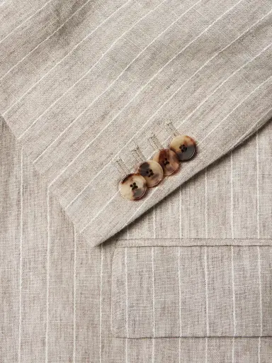 MR P. Striped Linen Suit Jacket - Men | Thumbnail 5