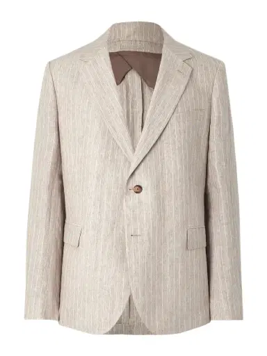 MR P. Striped Linen Suit Jacket - Men | Thumbnail 1