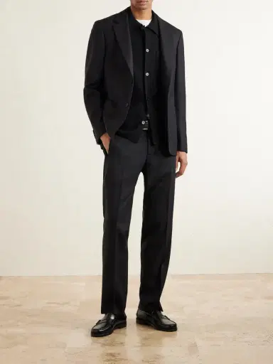 MR P. Mike Straight-Leg Grain de Poudre Wool Suit Trousers - Men | Thumbnail 2 MR P. Mike Straight-Leg Grain de Poudre Wool Suit Trousers - Men | Thumbnail 2