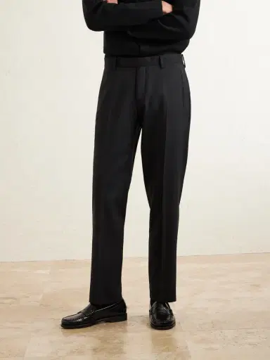 MR P. Mike Straight-Leg Grain de Poudre Wool Suit Trousers - Men | Thumbnail 3 MR P. Mike Straight-Leg Grain de Poudre Wool Suit Trousers - Men | Thumbnail 3