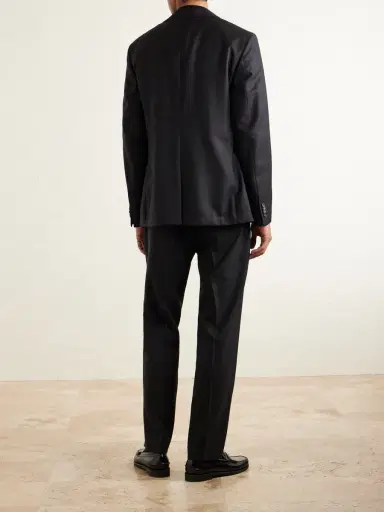 MR P. Mike Straight-Leg Grain de Poudre Wool Suit Trousers - Men | Thumbnail 4 MR P. Mike Straight-Leg Grain de Poudre Wool Suit Trousers - Men | Thumbnail 4
