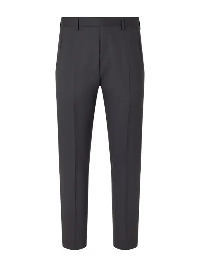 MR P. Mike Straight-Leg Grain de Poudre Wool Suit Trousers - Men