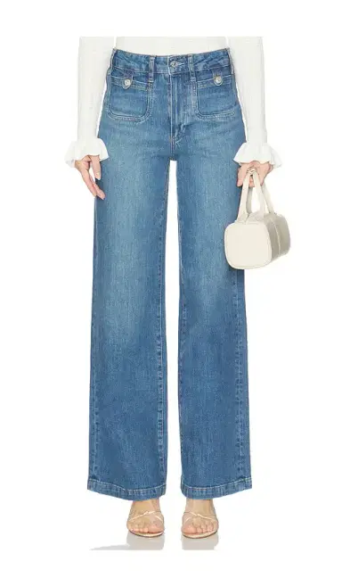 PAIGE Anessa Rounded Pockets Jeans | Thumbnail 1