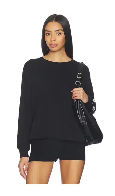 Michael Lauren Keegan Longsleeve Drop Shoulder Crop Tee | Thumbnail 2 Michael Lauren Keegan Longsleeve Drop Shoulder Crop Tee | Thumbnail 2