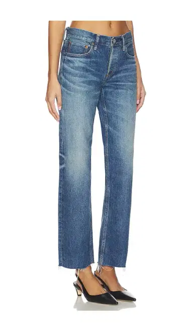 Moussy Vintage Needham Straight Low Jeans | Thumbnail 2 Moussy Vintage Needham Straight Low Jeans | Thumbnail 2