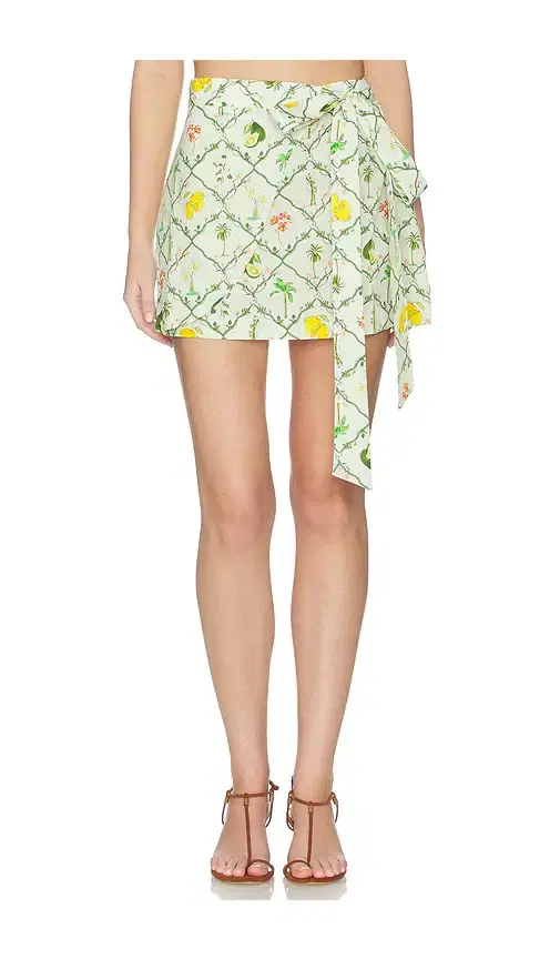 Wrap Mini Skirt
