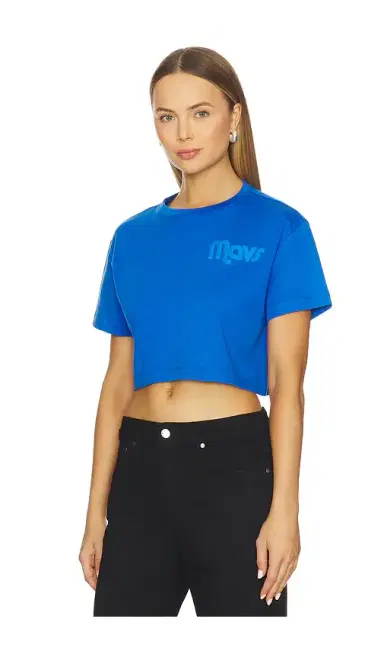 Terez x REVOLVE Mavericks Tonal Crop Logo Tee | Thumbnail 2