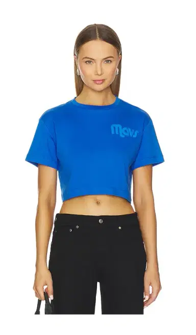 Terez x REVOLVE Mavericks Tonal Crop Logo Tee | Thumbnail 1