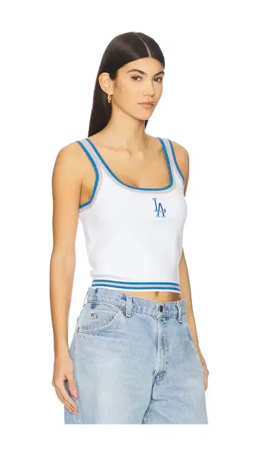 Terez x REVOLVE Dodgers Crop Knit Tank Top | Thumbnail 2