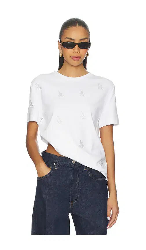 x REVOLVE Dodgers All Over Gems Tee