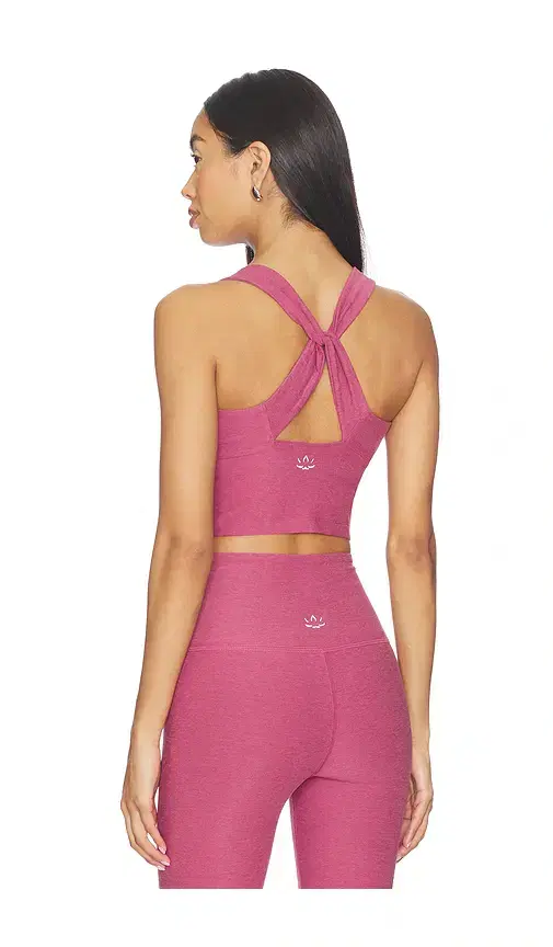 Beyond Yoga Twist Through Cropped Tank Top