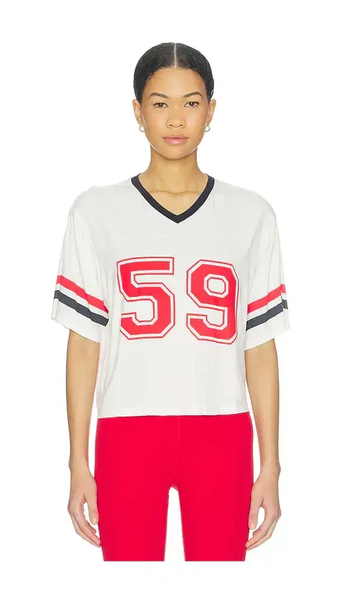 Splits59 Rex Varsity Jersey V-neck Top
