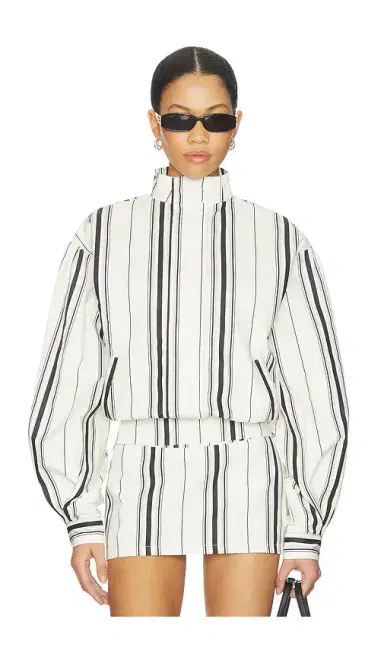 Yellow The Label Stacy Cotton Boxy Jacket | Thumbnail 1
