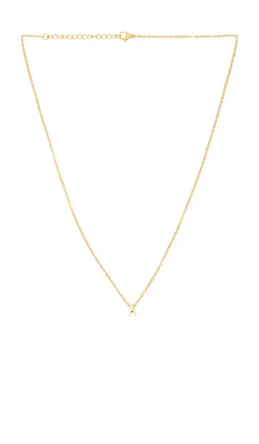 petit moments Initial Letter Necklace