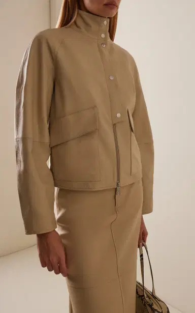 By Malene Birger Suzanne Leather Jacket | Thumbnail 2