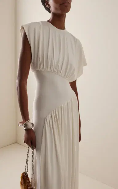 Rabanne Gathered Jersey Maxi Dress | Thumbnail 2 Rabanne Gathered Jersey Maxi Dress | Thumbnail 2
