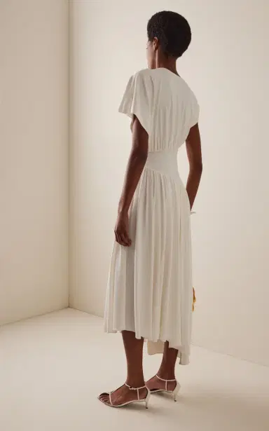 Rabanne Gathered Jersey Maxi Dress | Thumbnail 4 Rabanne Gathered Jersey Maxi Dress | Thumbnail 4