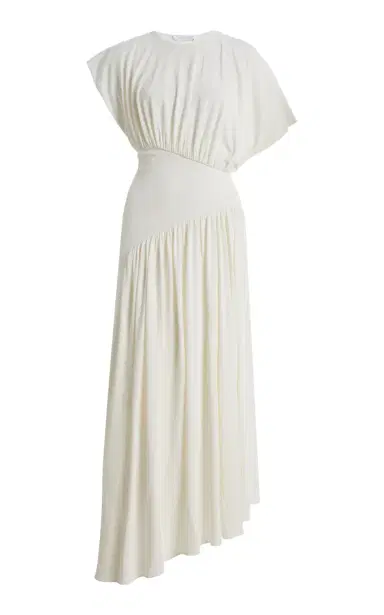 Rabanne Gathered Jersey Maxi Dress | Thumbnail 1 Rabanne Gathered Jersey Maxi Dress | Thumbnail 1