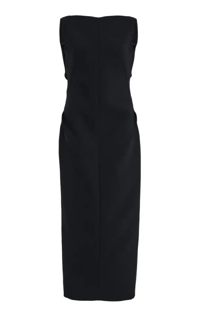 Maticevski Fervor Linen-Blend Midi Dress