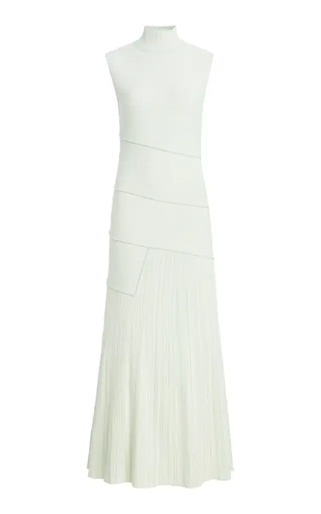 Federica Micro Pleat Knit Maxi Dress