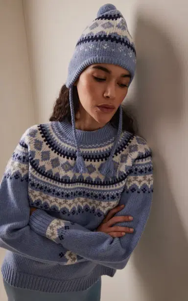 Miu Miu Fair Isle Wool Hat | Thumbnail 2 Miu Miu Fair Isle Wool Hat | Thumbnail 2