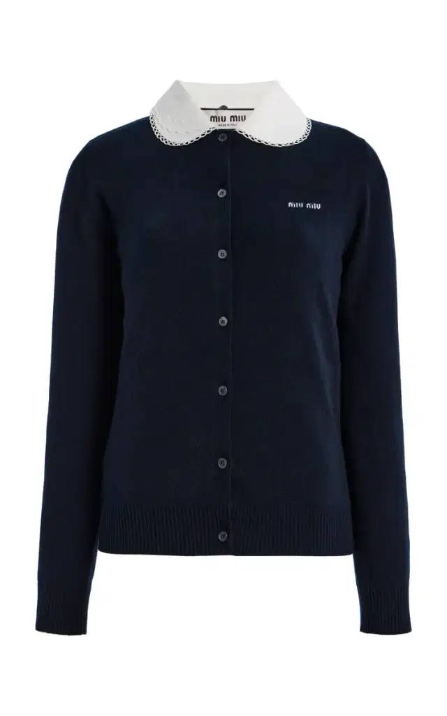 Collared Cashmere Cardigan
