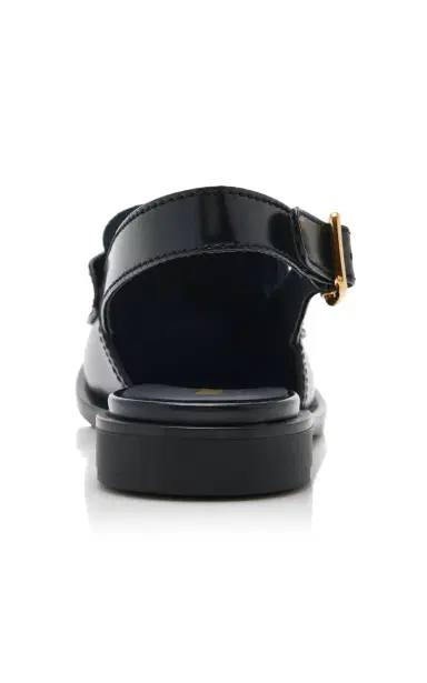 Miu Miu Leather Slingback Loafers | Thumbnail 5 Miu Miu Leather Slingback Loafers | Thumbnail 5