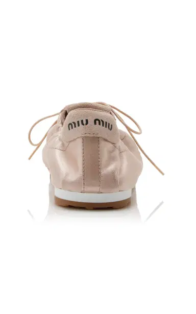 Miu Miu Plume Satin Sneakers | Thumbnail 5 Miu Miu Plume Satin Sneakers | Thumbnail 5