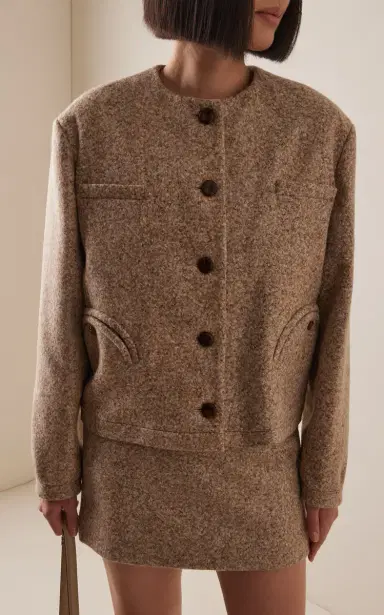 Blazé Milano Seanna Gliss Alpaca-Wool Bolero | Thumbnail 2 Blazé Milano Seanna Gliss Alpaca-Wool Bolero | Thumbnail 2