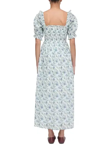 Hill House Home Women's The Scarlett Midi Nap Dress - English Daisy - Size Medium | Thumbnail 4