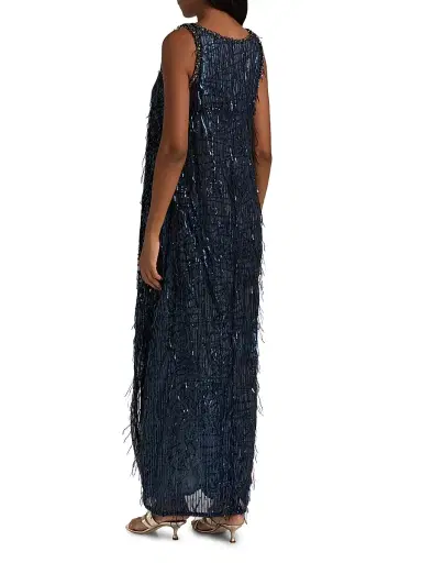 Busayo Women's The Summon Mikun Embellished Abstract A-Line Maxi Dress | Thumbnail 5 Busayo Women's The Summon Mikun Embellished Abstract A-Line Maxi Dress | Thumbnail 5