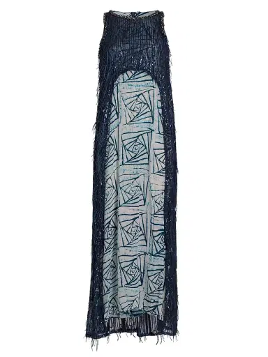 Busayo Women's The Summon Mikun Embellished Abstract A-Line Maxi Dress | Thumbnail 1 Busayo Women's The Summon Mikun Embellished Abstract A-Line Maxi Dress | Thumbnail 1