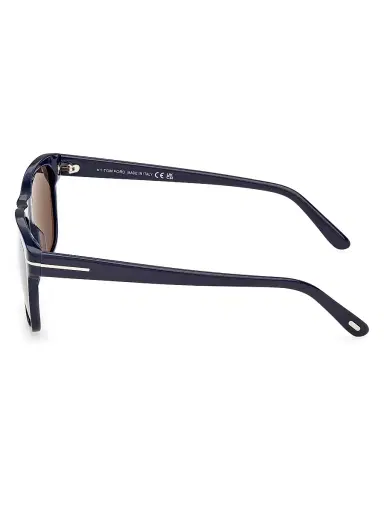 Tom Ford Men's Giulio 57MM Square Sunglasses - Blue Smoke | Thumbnail 3 Tom Ford Men's Giulio 57MM Square Sunglasses - Blue Smoke | Thumbnail 3