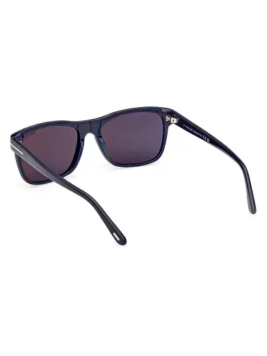 Tom Ford Men's Giulio 57MM Square Sunglasses - Blue Smoke | Thumbnail 4 Tom Ford Men's Giulio 57MM Square Sunglasses - Blue Smoke | Thumbnail 4