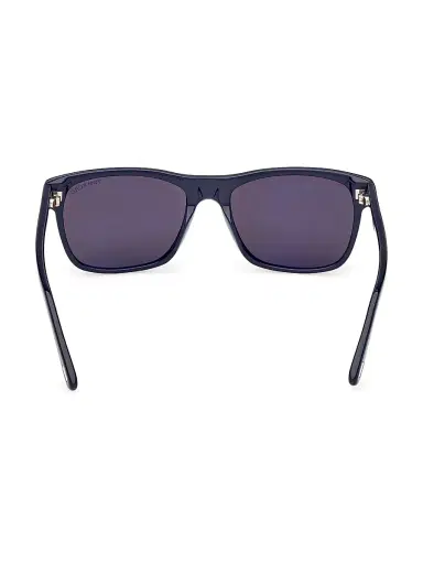 Tom Ford Men's Giulio 57MM Square Sunglasses - Blue Smoke | Thumbnail 5 Tom Ford Men's Giulio 57MM Square Sunglasses - Blue Smoke | Thumbnail 5