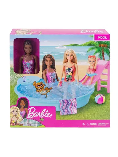 Barbie Doll And Instant Pool Playset | Thumbnail 2 Barbie Doll And Instant Pool Playset | Thumbnail 2