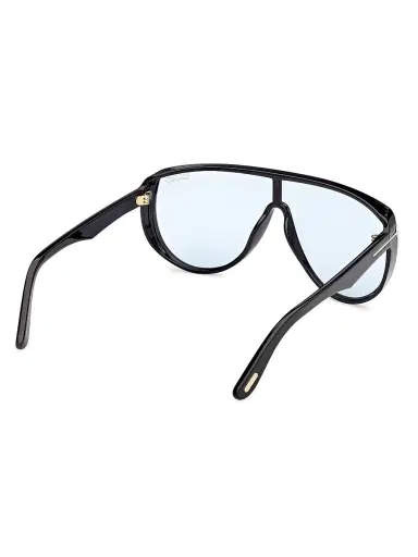 TOM FORD Women's Achilles Shield Eyeglasses - Black Blue | Thumbnail 6