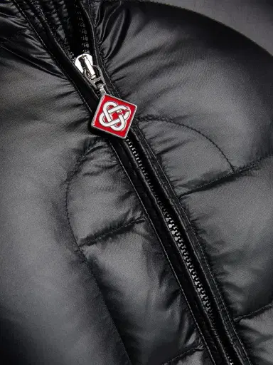 Casablanca Men's Monogram Quilted Puffer Jacket - Black - Size XXL | Thumbnail 8
